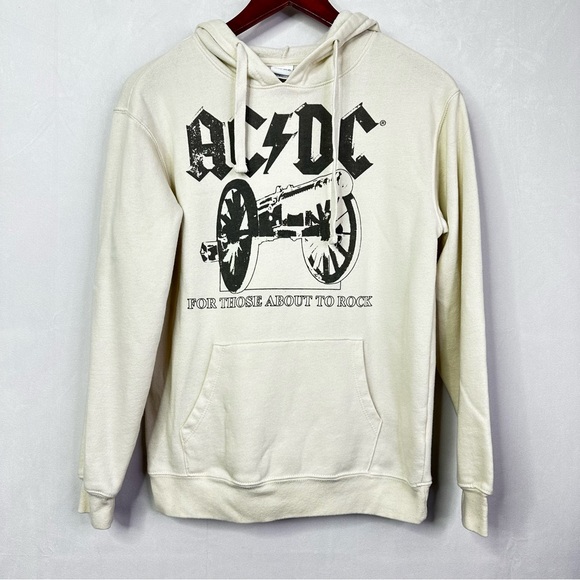 ACDC Sweater Long Sleeve Graphic Concert Band Hoodie Rock Loungewear Comfy - Picture 1 of 9